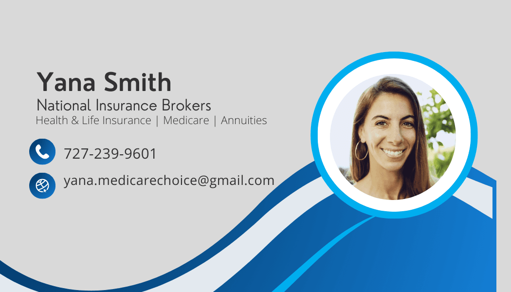 Business card for Yana Smith of National Insurance Brokers